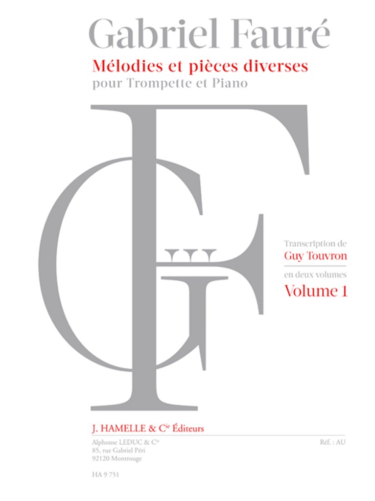 Mélodies Et Pieces Diverses - Volume 1
